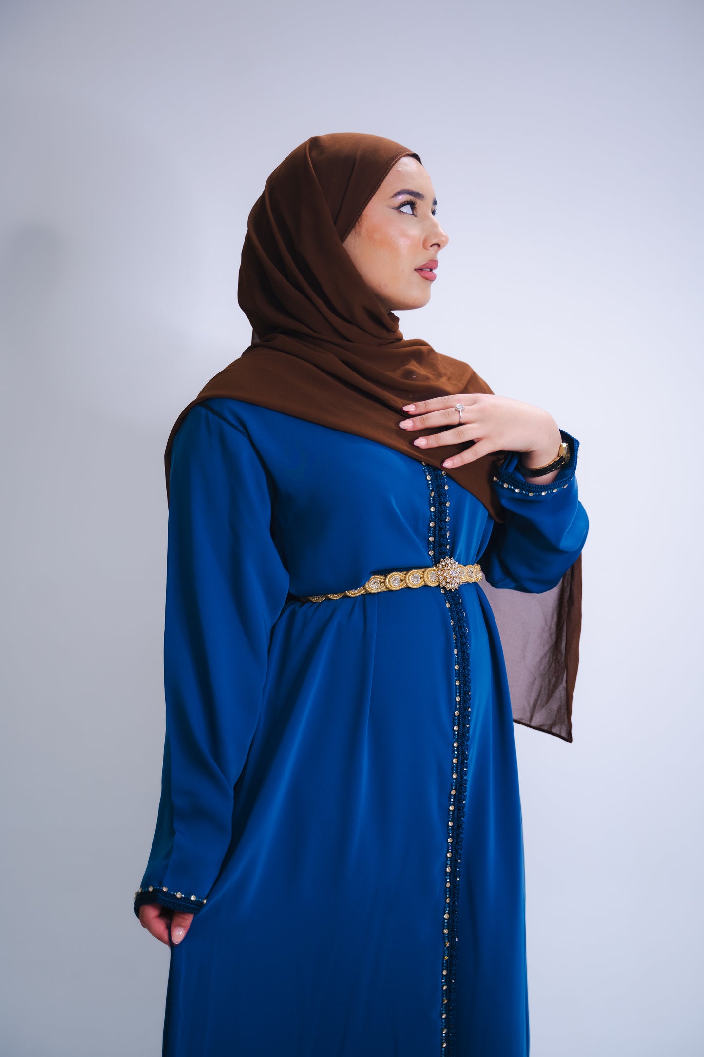 Kaftan Aguamarina