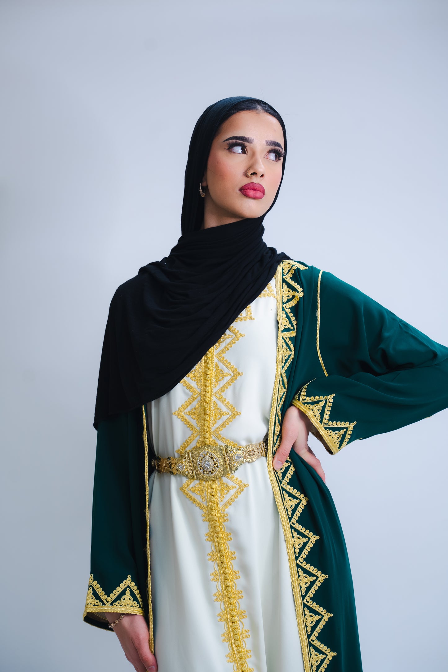 Kaftan Amira Verde