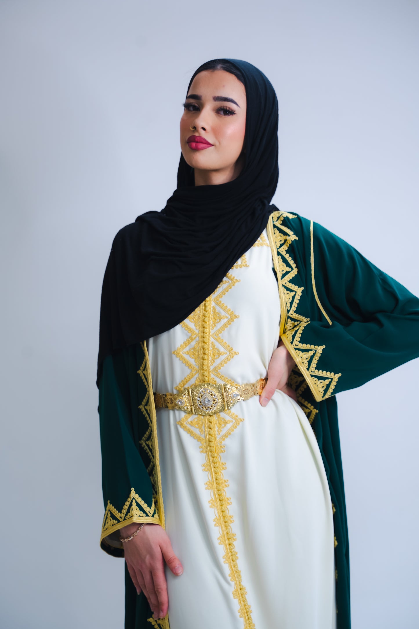 Kaftan Amira Verde