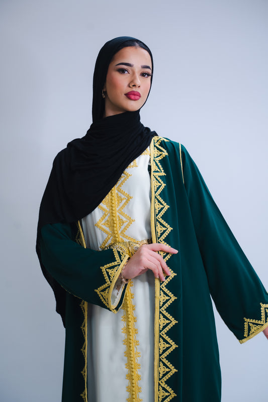 Kaftan Amira Verde